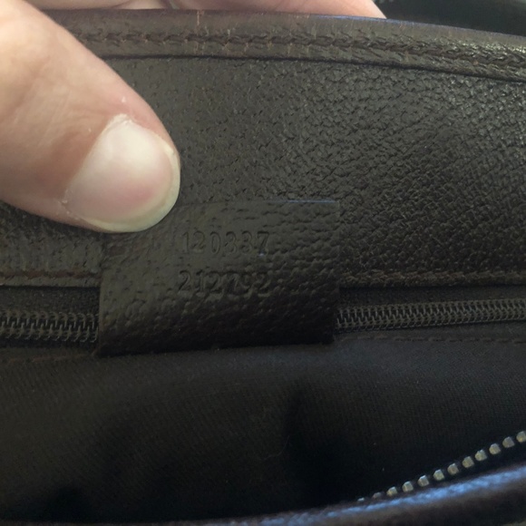 Gucci GG Canvas Leather Tote Bag - Picture 7 of 7